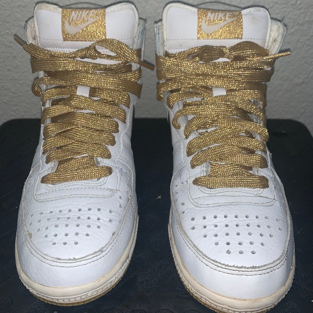 RARE NIKE TERMINATOR HIGH - Gold - Size 5.5Y